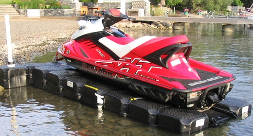 Floating PWC Lift and Jet Ski Lift from JetDock
