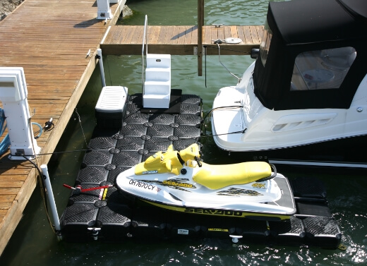 Jet Dock's Marina Lift Systems Are Adaptable