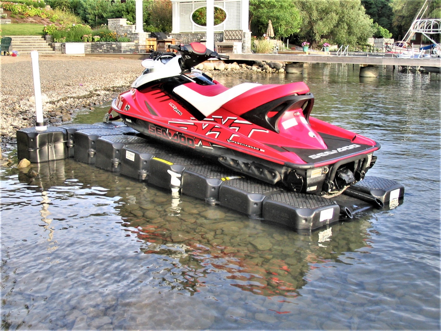 Jet Dock Jet Ski Drive on dock that you can leave in year round