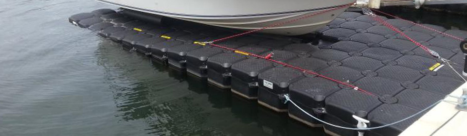 Fishing on Floating Boat Dock