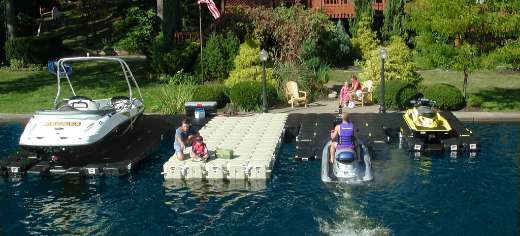 Flexibility Plus Portability Equals Jet Dock Residential Docks