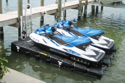 Double Floating Jet Ski Dock  Lifts For Jet Skis, Seedoo Lifts