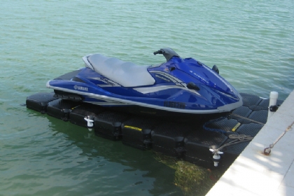 Personal Watercraft Floating Dock and Jet Ski Lift System